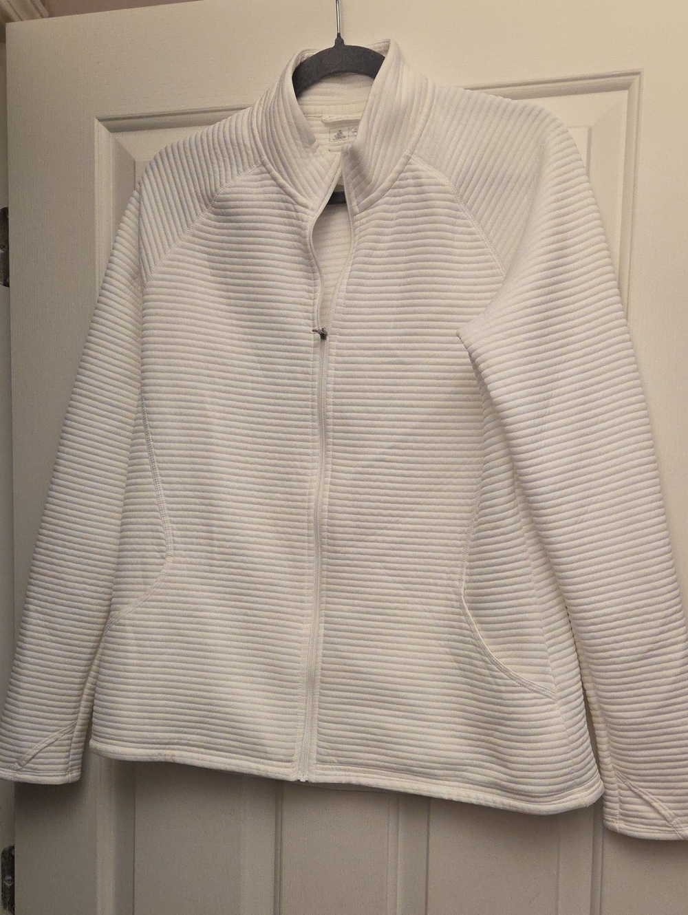 Women’s ADIDAS Quilted Full-Zip Jacket - White